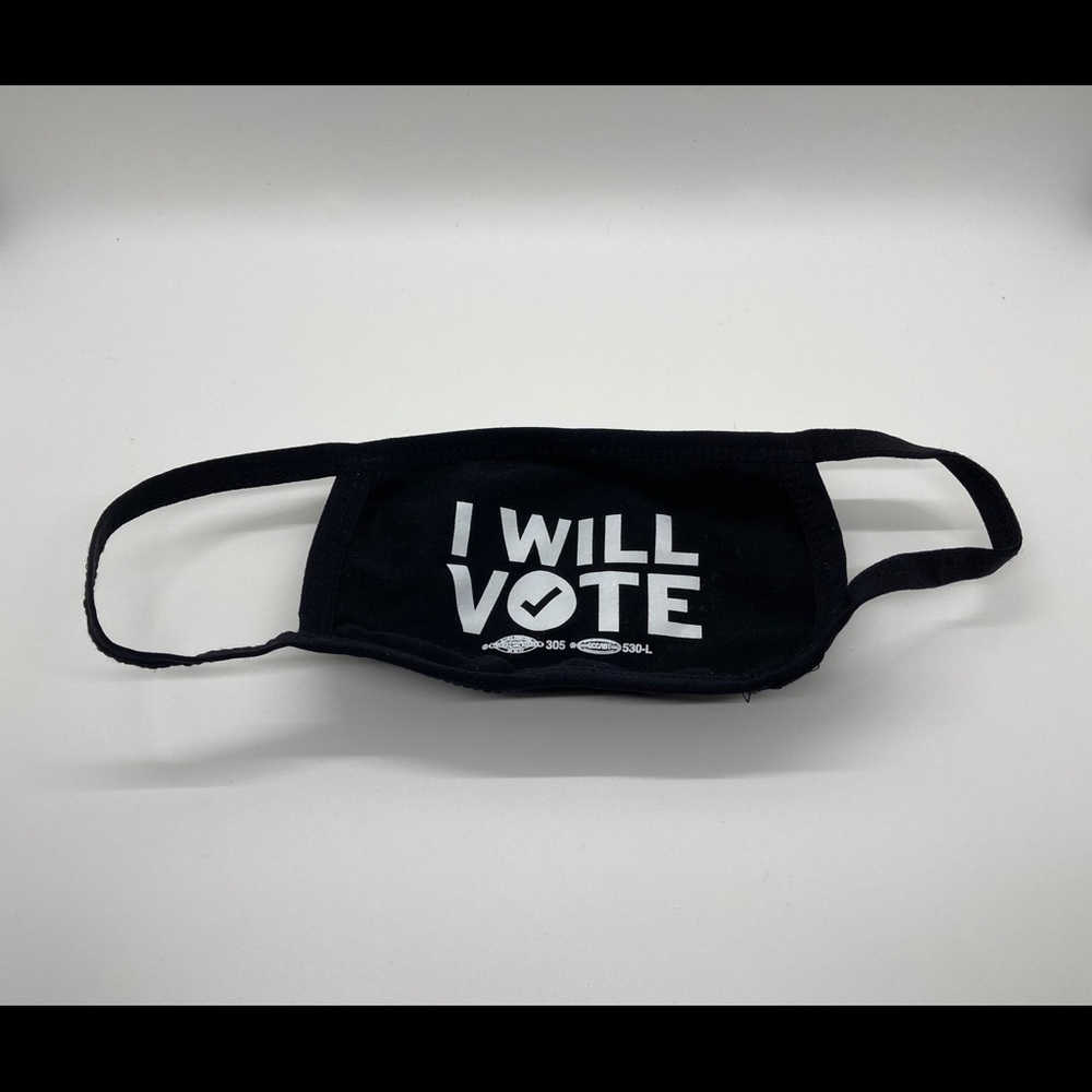 I WILL VOTE FACE MASK
